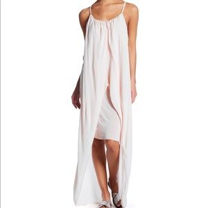LUMA, Draped Front Maxi Dress